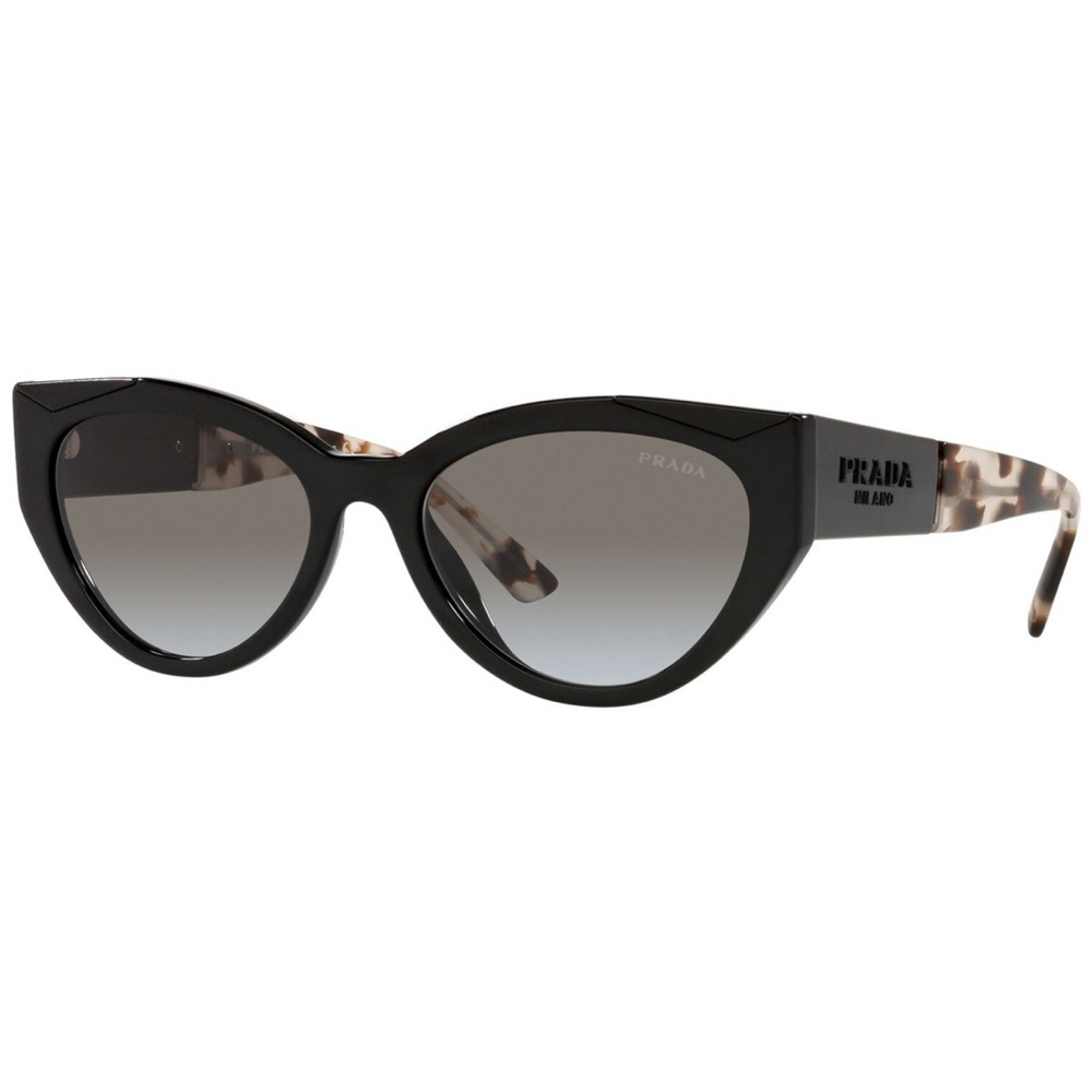 Prada Black and Tortoise Cat-Eye Sunglasses